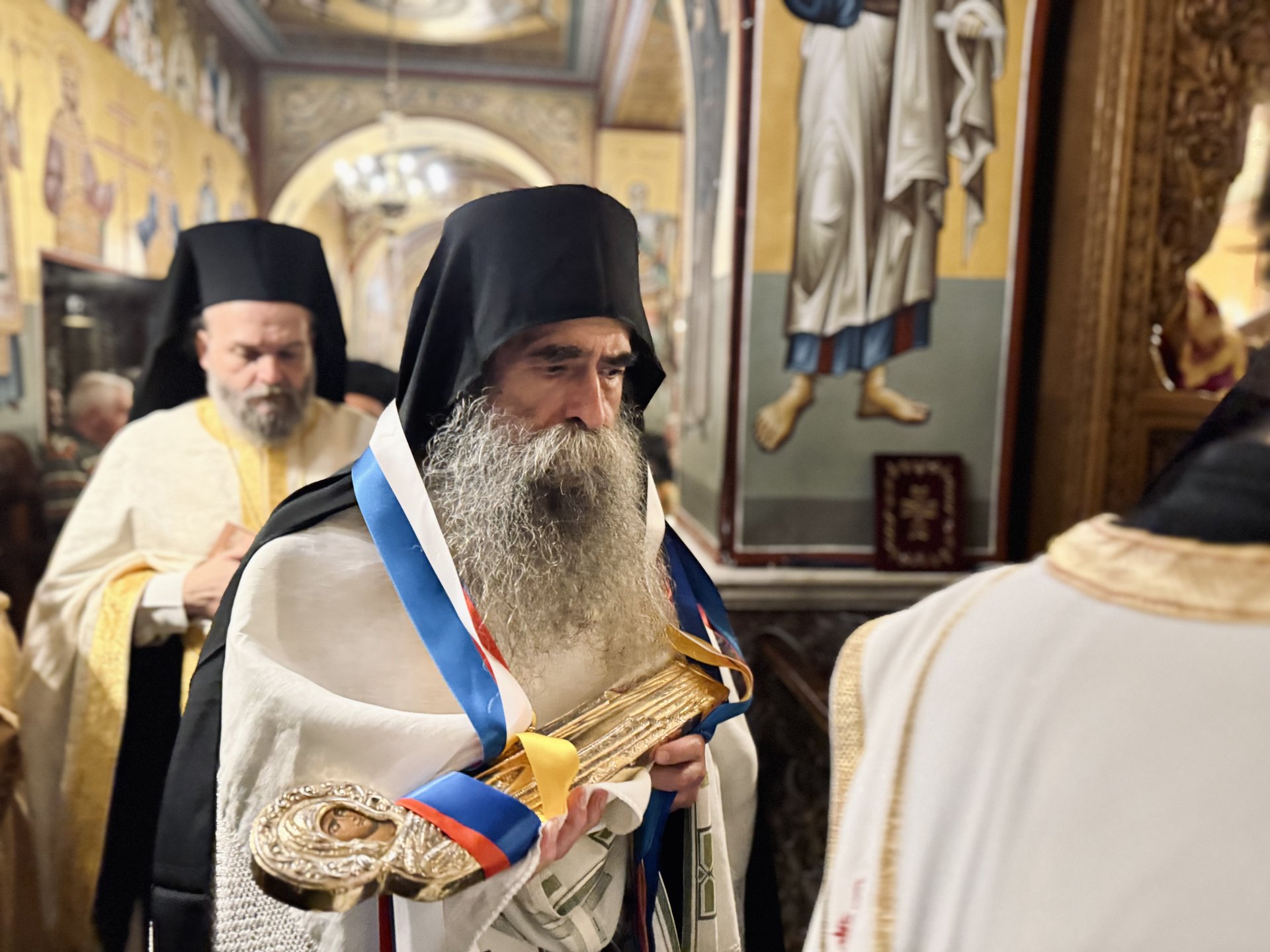 Τα Εγκώμια της Παναγίας στον πανηγυρίζοντα Ιερό Ναό της Παναγίας Νέας Μηχανιώνας