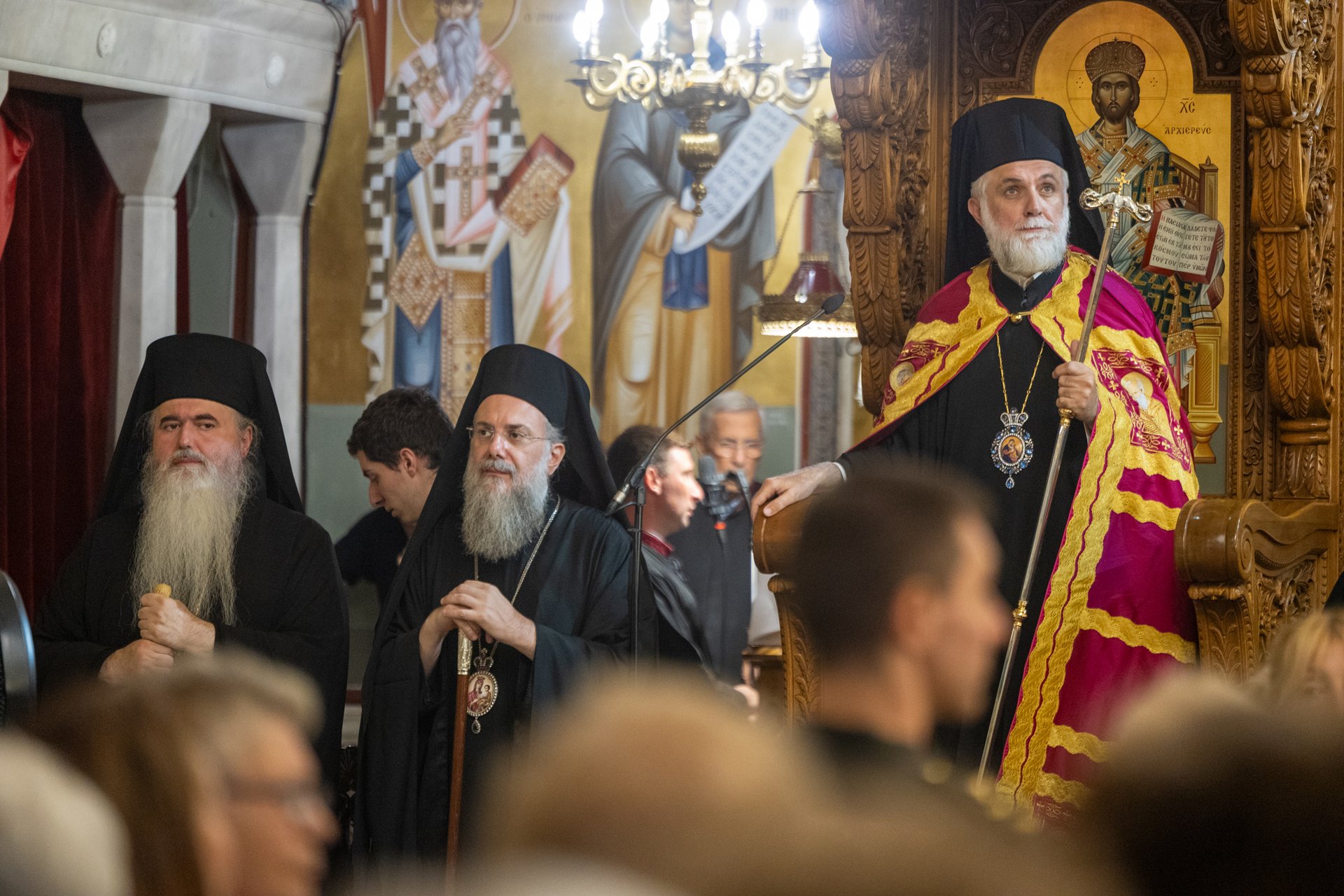 Τα Εγκώμια της Παναγίας στον πανηγυρίζοντα Ιερό Ναό της Παναγίας Νέας Μηχανιώνας