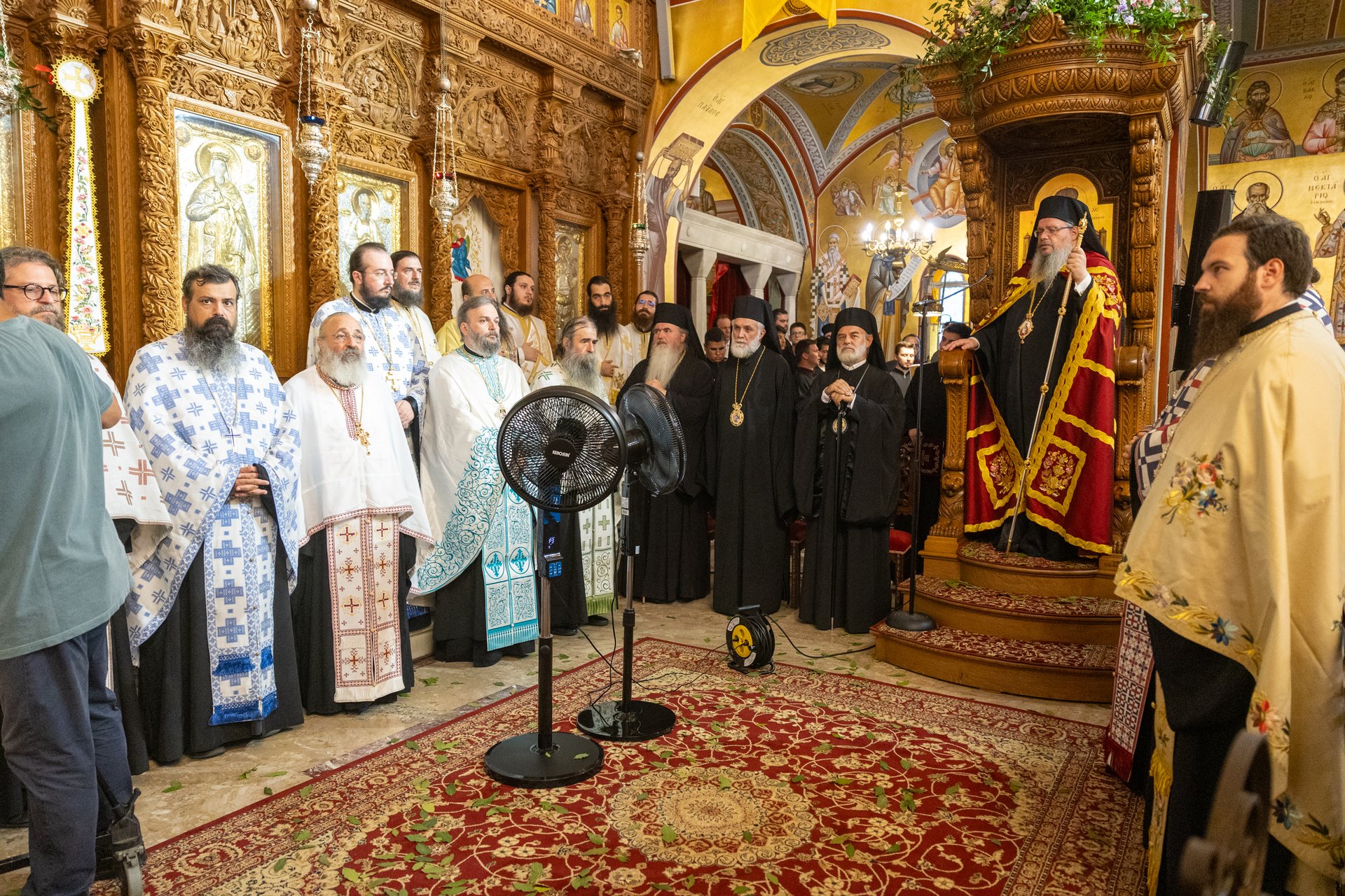 Ο Πανηγυρικός Εσπερινός της Παναγίας Φανερωμένης Νέας Μηχανιώνας