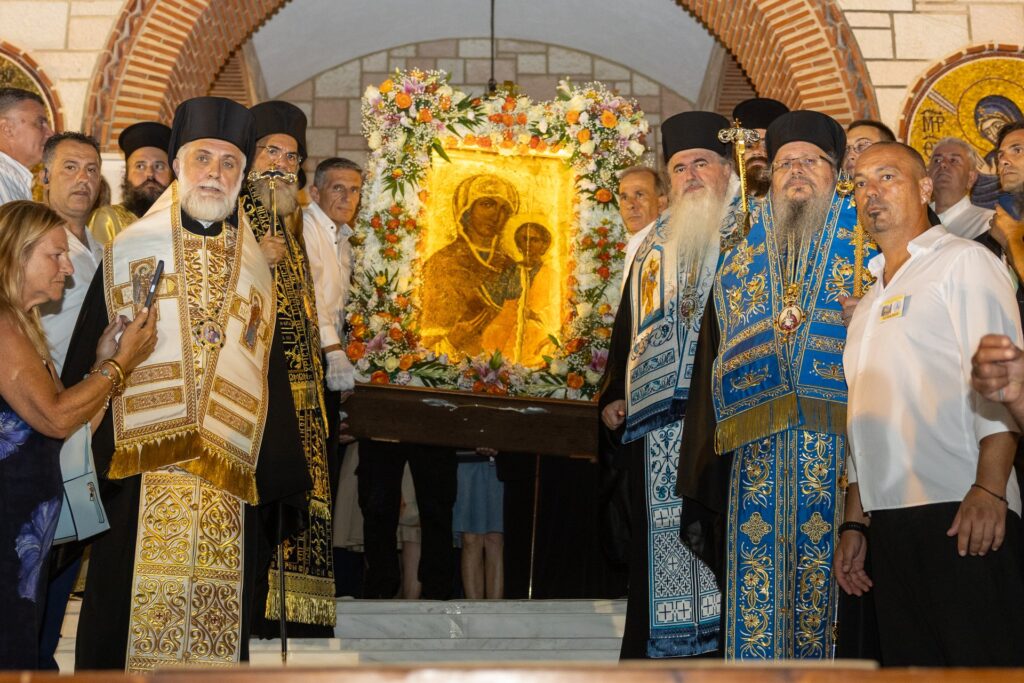 Ο Πανηγυρικός Εσπερινός της Παναγίας Φανερωμένης Νέας Μηχανιώνας