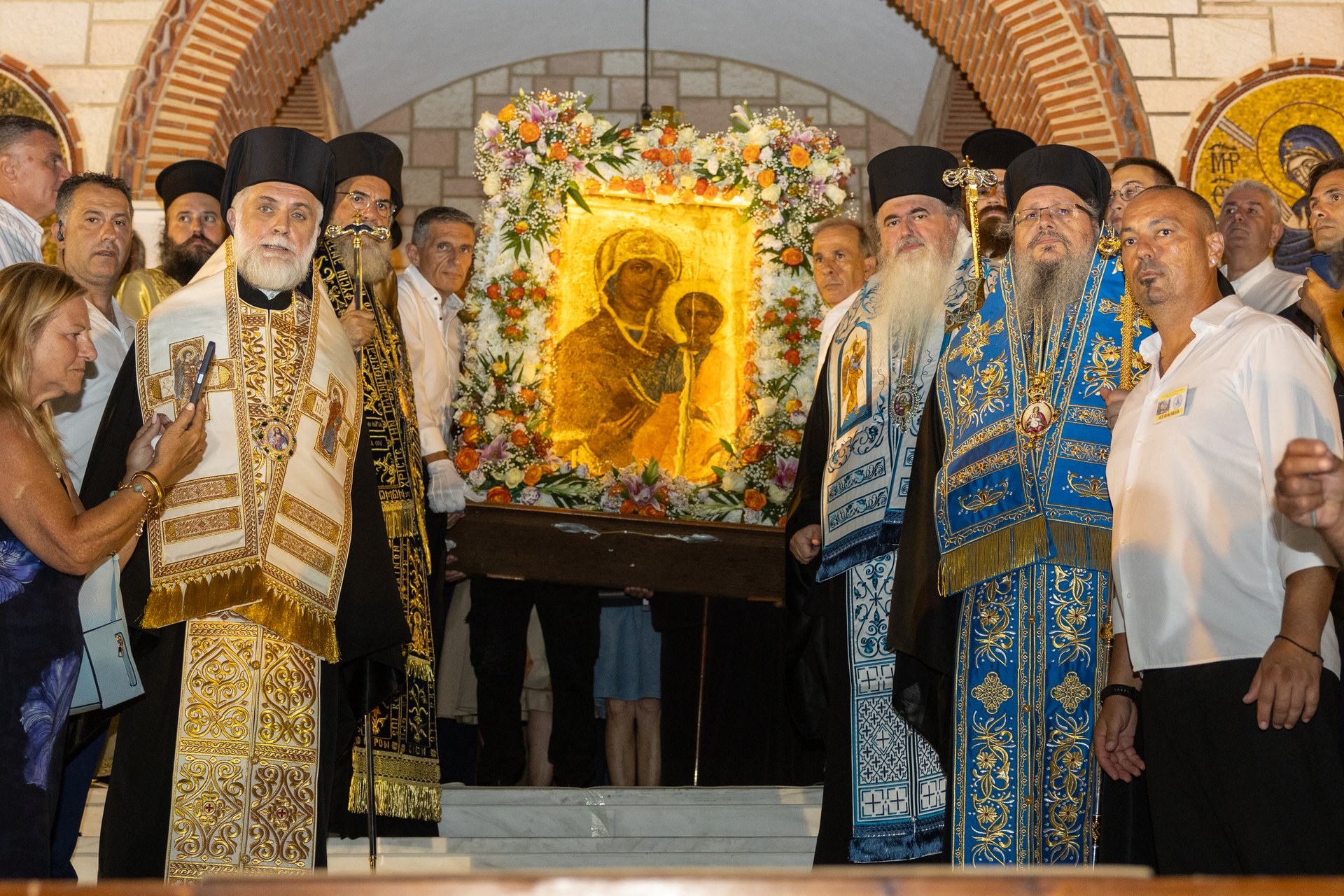 Ο Πανηγυρικός Εσπερινός της Παναγίας Φανερωμένης Νέας Μηχανιώνας