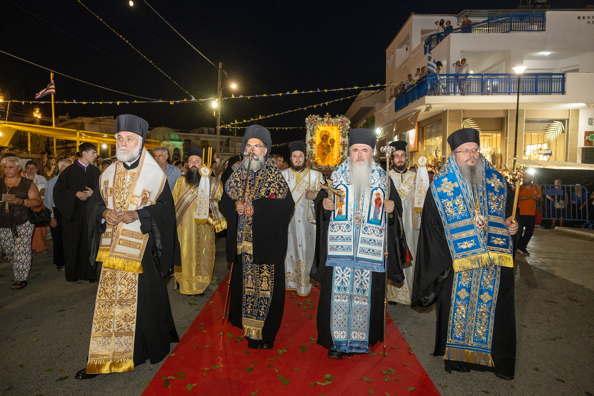 Ο Πανηγυρικός Εσπερινός της Παναγίας Φανερωμένης Νέας Μηχανιώνας