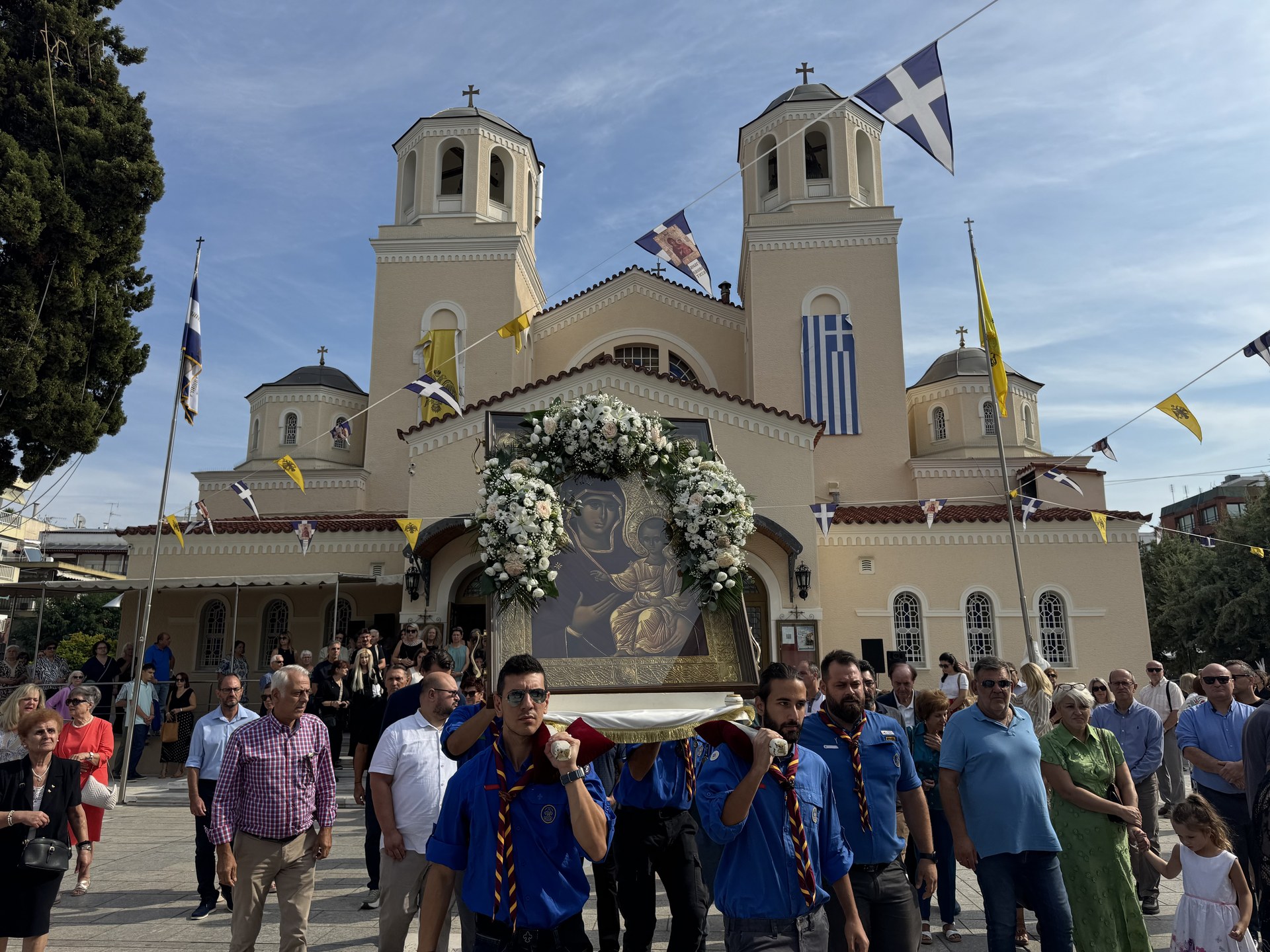Η εορτή της Ιεράς Εικόνος της Υ.Θ. Ελαιοβρύτισσας στην Καλαμαριά