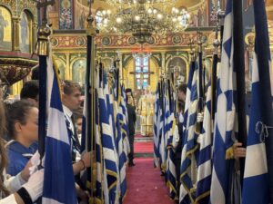 Ο εορτασμός της Αγίας Σκέπης και της 28ης Οκτωβρίου στη Μητρόπολη Καλαμαριάς