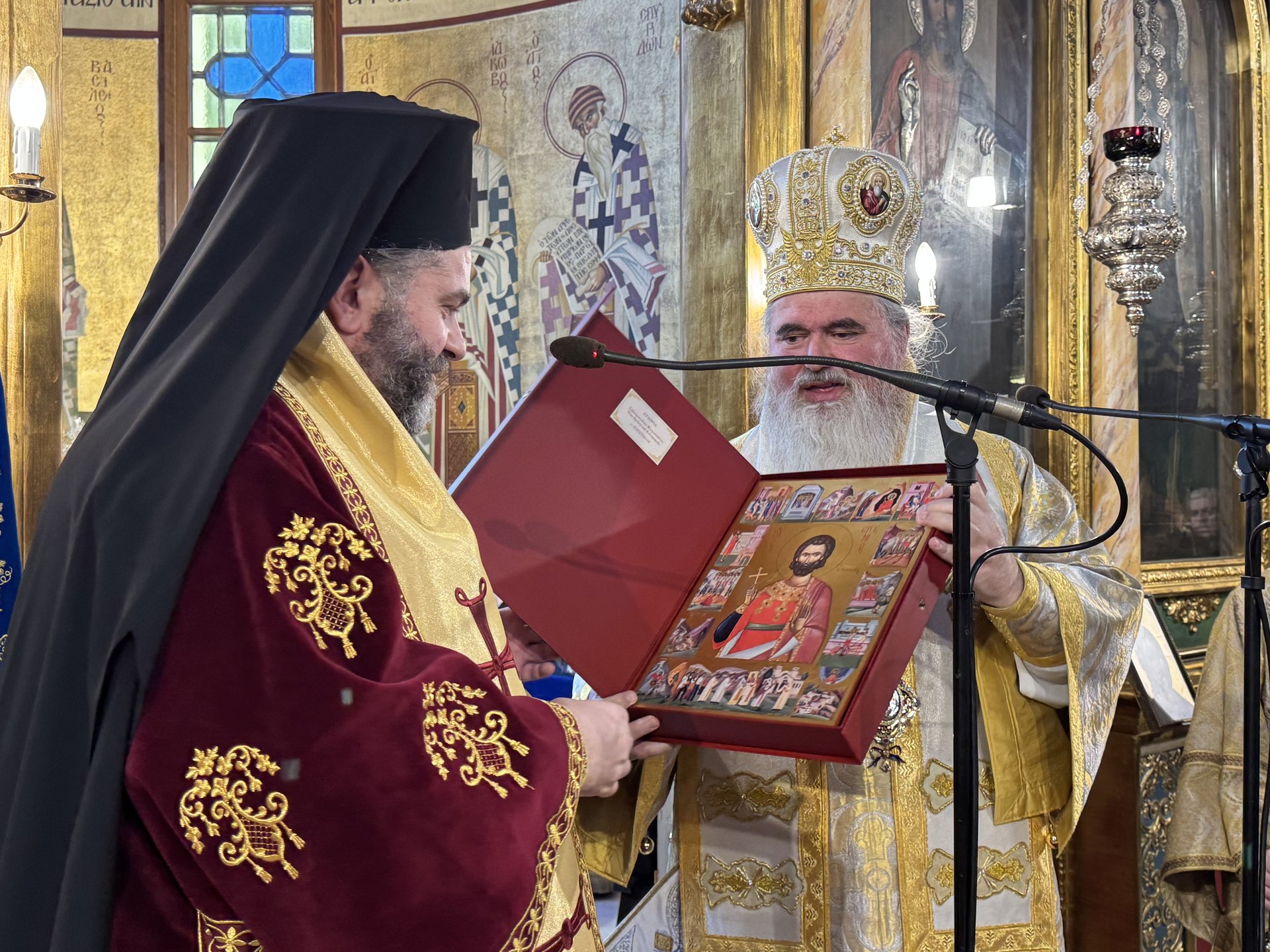 Ο εορτασμός της Αγίας Σκέπης και της 28ης Οκτωβρίου στη Μητρόπολη Καλαμαριάς